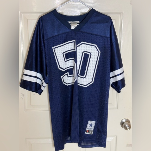 Dallas Cowboys #50 Sean Lee Size Large Jersey Color Navy - Picture 12 of 13
